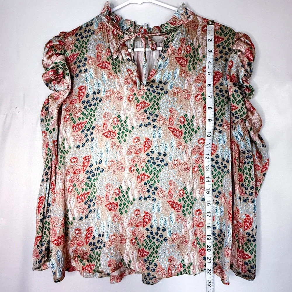 LOFT floral blouse